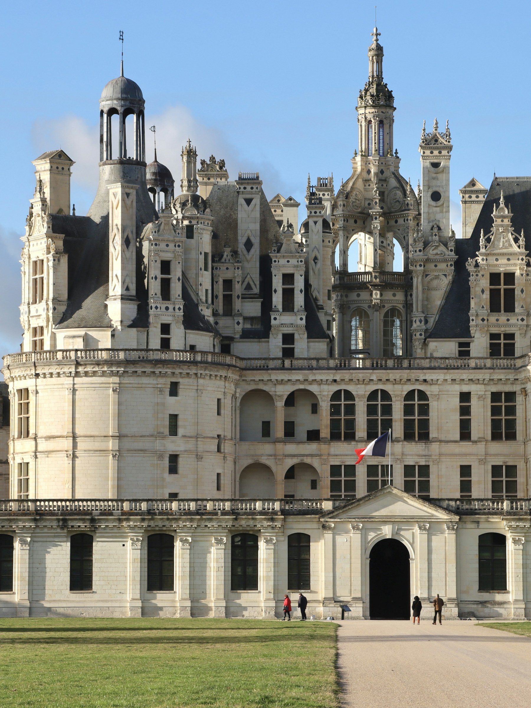 French château and garden