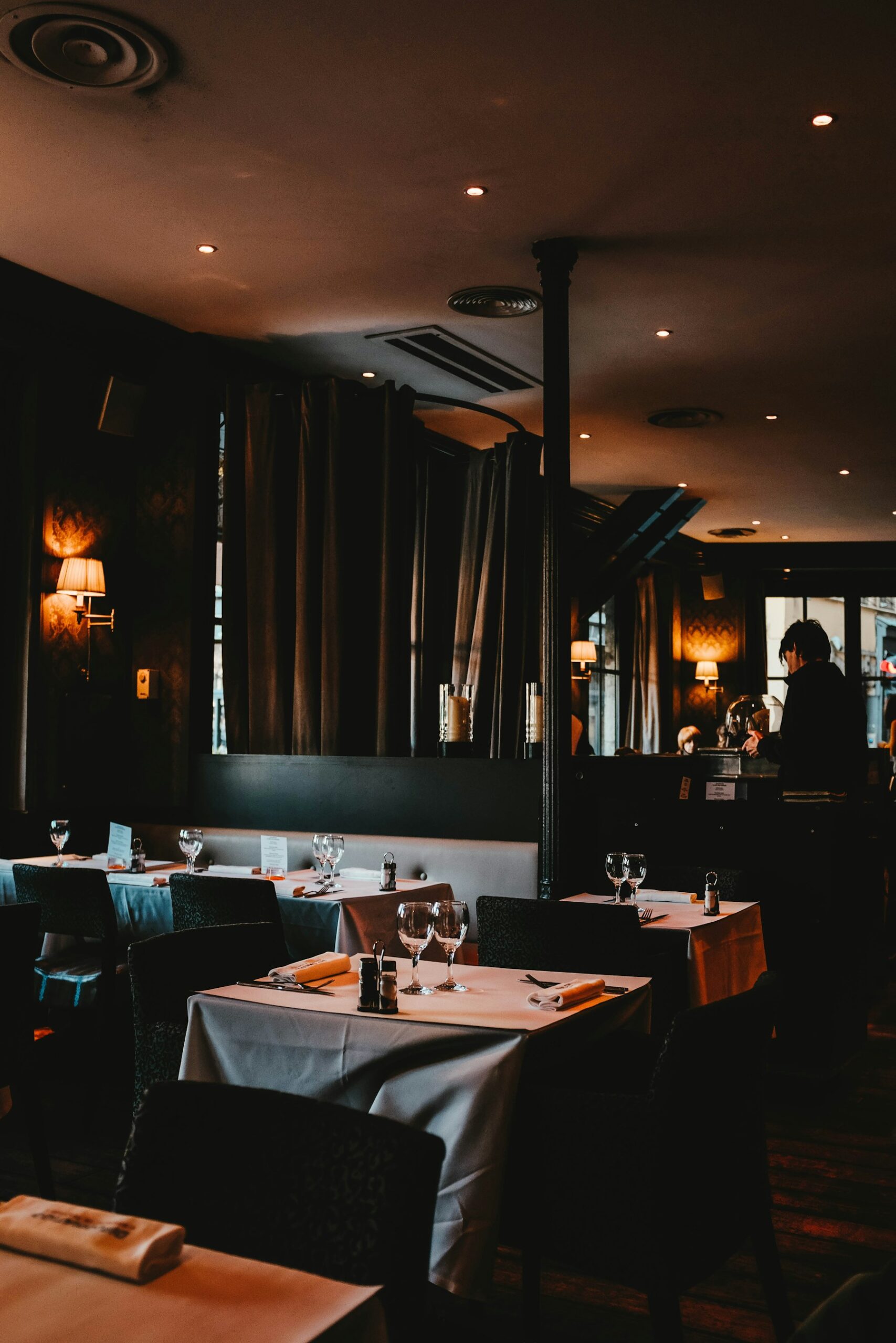 Welcoming restaurant table
